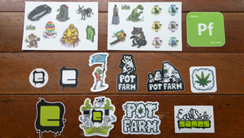 Pot Farm Stickers